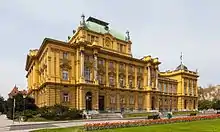 Croatian National Theater in Zagreb