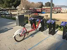 A Tandem type bike on the Menderes Island Station