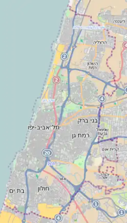 Adam's Rock is located in Tel Aviv