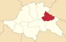 Location in the Tiflis Governorate