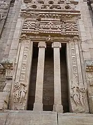 One of the four entrances of the Teli ka Mandir. This Hindu temple was built by the Pratihara emperor Mihira Bhoja.