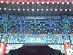 "Xuanzi"-style decorative design on the Beijing Dongyue Temple