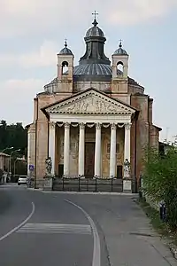 Facade of the Tempietto Barbaro