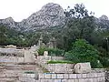 Djebel Zaghouan behind the water temple