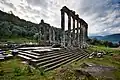 Side view of the Temple of Zeus