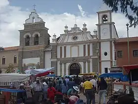 San José church in Esteban Arce square (Moko Pata), Tarata