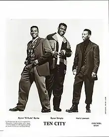 (left to right): Burke, Stingily, Lawson(1994)