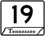 State Route 19 marker