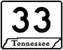 State Route 33 marker