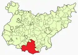 Location in Badajoz