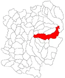 Location in Caraș-Severin County