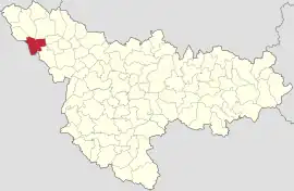 Location in Timiș County