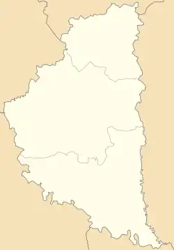 Vosilov is located in Ternopil Oblast