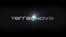 Terra Nova on either side of an earth logo, on a black screen.