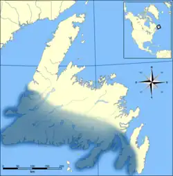 Terre-Neuve roughly covered the southern half of Newfoundland