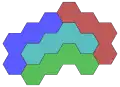 4 hexagons