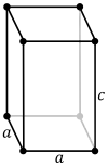 Tetragonal crystal structure for tantalum