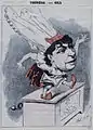 Caricature by André Gill (1873).