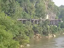 Kra Sae Cave Railway Viaduct on the Burma Railway