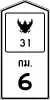 Kilometer sign on Highways [Type A]