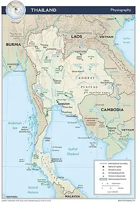 Map of Thailand