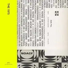 Song cover: horizontal and vertical text reading The 1975 and Notes on a Conditional Form.