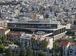 Location of Acropolis Museum in Athens