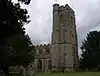 alt-Stone building with square tower