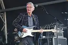 McGuinness with The Blues Band in 2013.