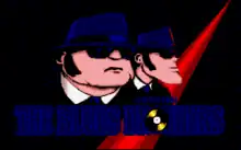 The Blues Brothers video game intro screen