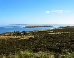 Calf of Flotta viewed, from the south-west, from Flotta.