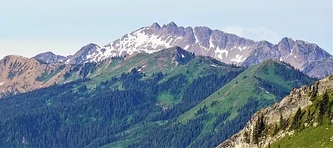 The Cradle behind Sixtysix Hundred Ridge, from northeast