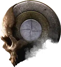 The skull logo of The Dark Pictures Anthology.