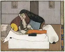 Balchand, The Dying Inayat Khan, c. 1618, Bodleian Library, Oxford