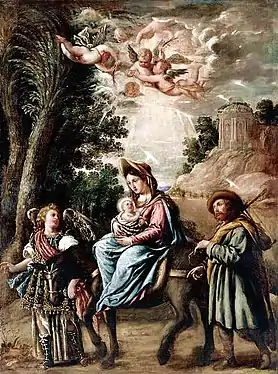 The Flight into Egypt, (1658), 168.9 x 125.4 cm, John and Mable Ringling Museum of Art, Sarasota, Florida