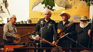 The Good Brothers with Lou Moore on double bass in Kaufbeuren, Germany