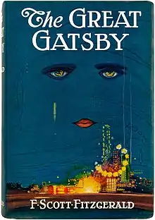 The front dust jacket art with title against a dark sky. Beneath the title are lips and two eyes, looming over a city.