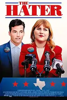 A poster featuring two political candidates.