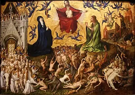 A slightly later German Last Judgement by Stefan Lochner