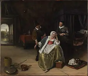 The Lovesick Maiden, by Jan Steen