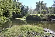 Confluence of the Mourning Kill with the Kayaderosseras Creek in Malta, NY