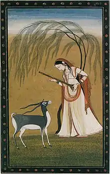 Ragini Todi. Ascribed to a Master of the Second Generation after Nainsukh, c. 1825-30. Government Museum and Art Gallery, Chandigarh