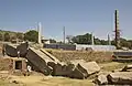 The largest Aksumite stele, broken where it fell.