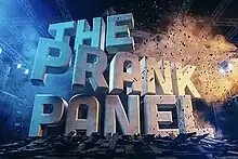 A computer graphic of the series title in stone