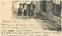 The Public Soup Kitchen, letter sketch, 1883, Van Gogh Museum, Amsterdam (F271)