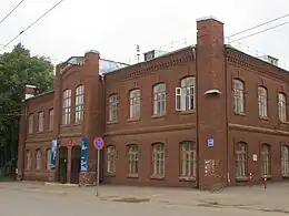 Building on Preobrazhenskaya street