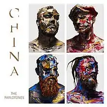 Album depicts the four band members covered in paint.