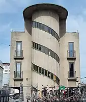 Helical stairs at Hotel Astoria, Copenhagen