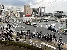 Exterior of Yamato-Saidaiji Station