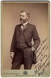 Professional portrait of man, Berlin 1890